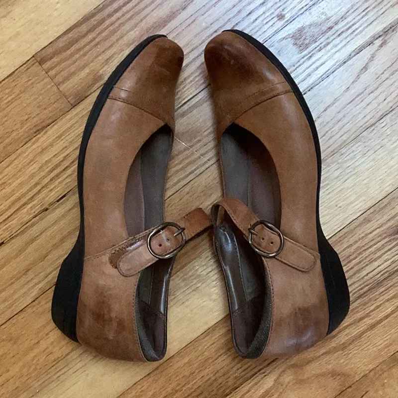 Dansko Fawna Mary Jane Leather Shoes Size 40 (9.5/10) Comfort Classic - Image 4