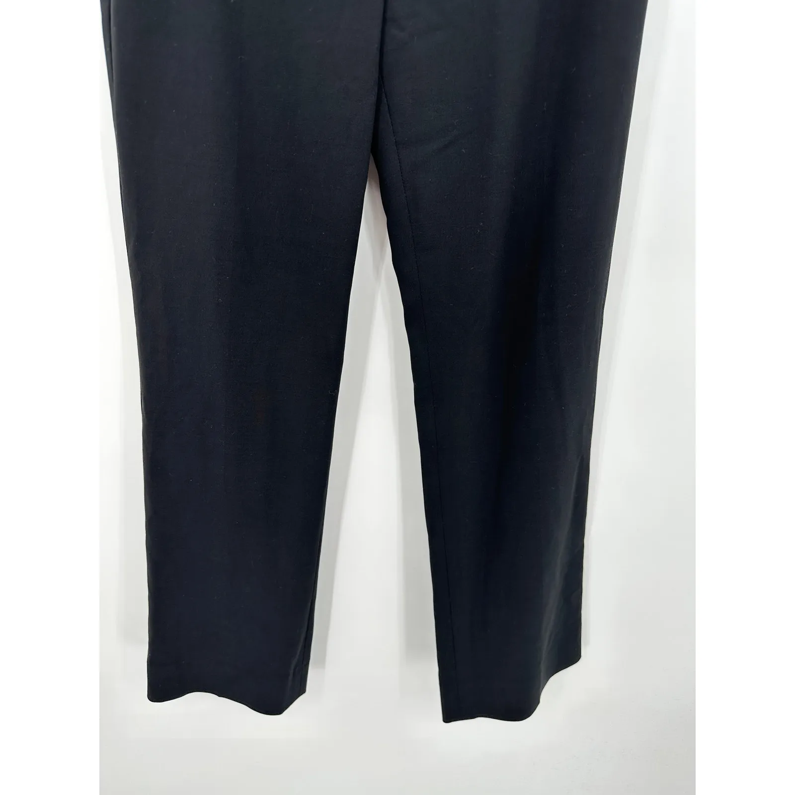 Theory Womens Black Dress Pants Size 6‎ Virgin Wool Blend Career Slacks Trousers - Image 5