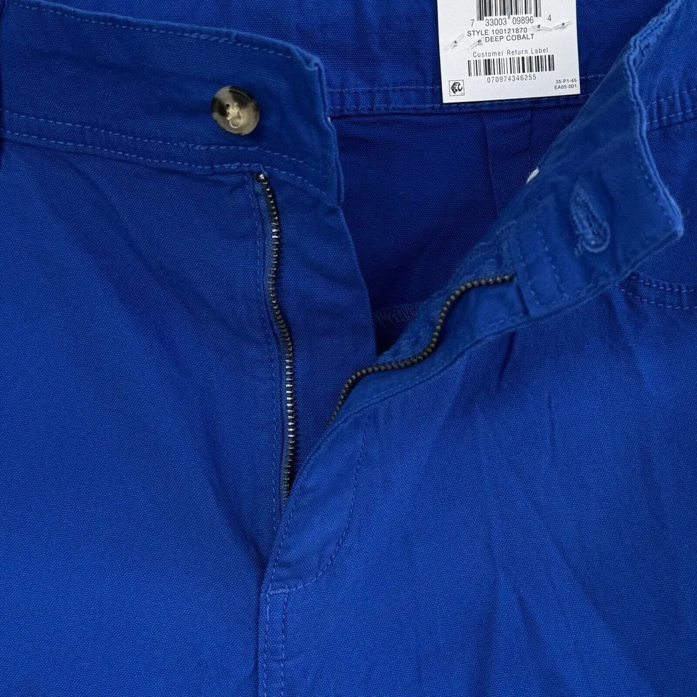 Style & Co SZ 16 Shorts Mid-Rise Pockets Zip-Fly Stretch Cobalt Blue Womens New - Image 3