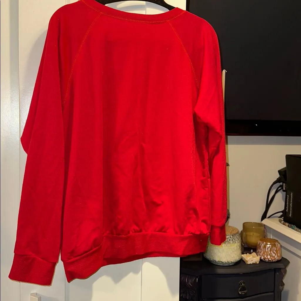 NWOT Prince Peter Collection Naughty Nice Whatever Christmas Crewneck In Red - Image 7