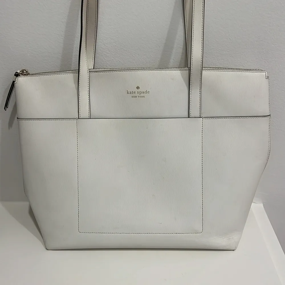 Kate Spade New York Leather Tote Bag - Image 2