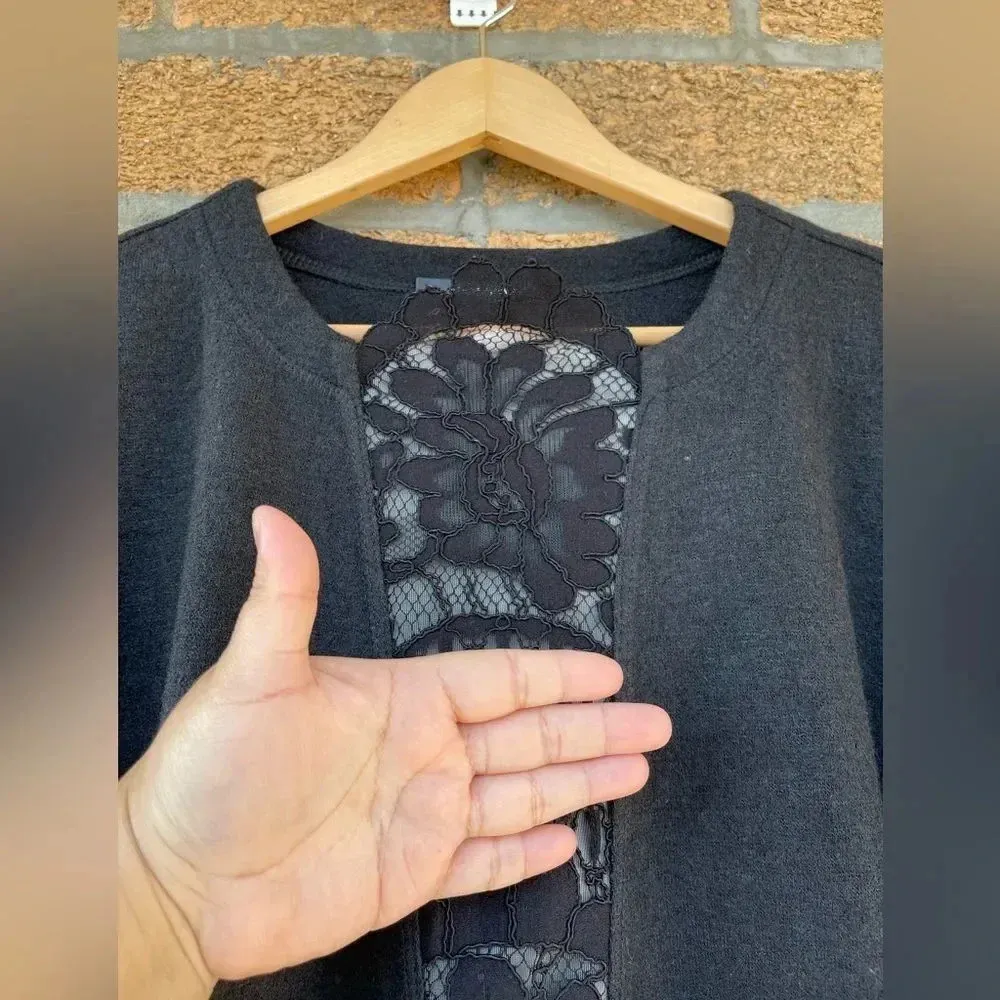 À La Garçonne. Pull over sweater large Black - Image 2