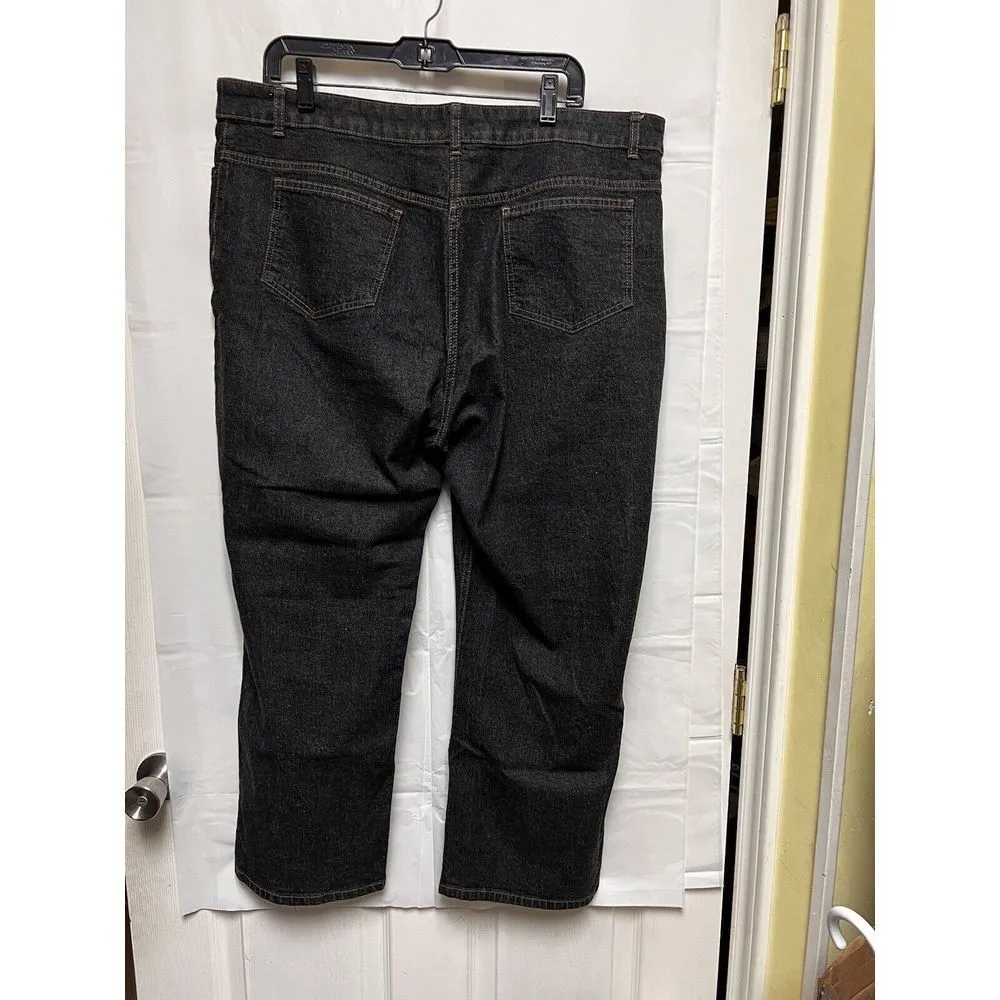 ARA) Van Heusen Jeans Women's Size 18s 18 Short Black Straight Leg Great Shape - Image 7