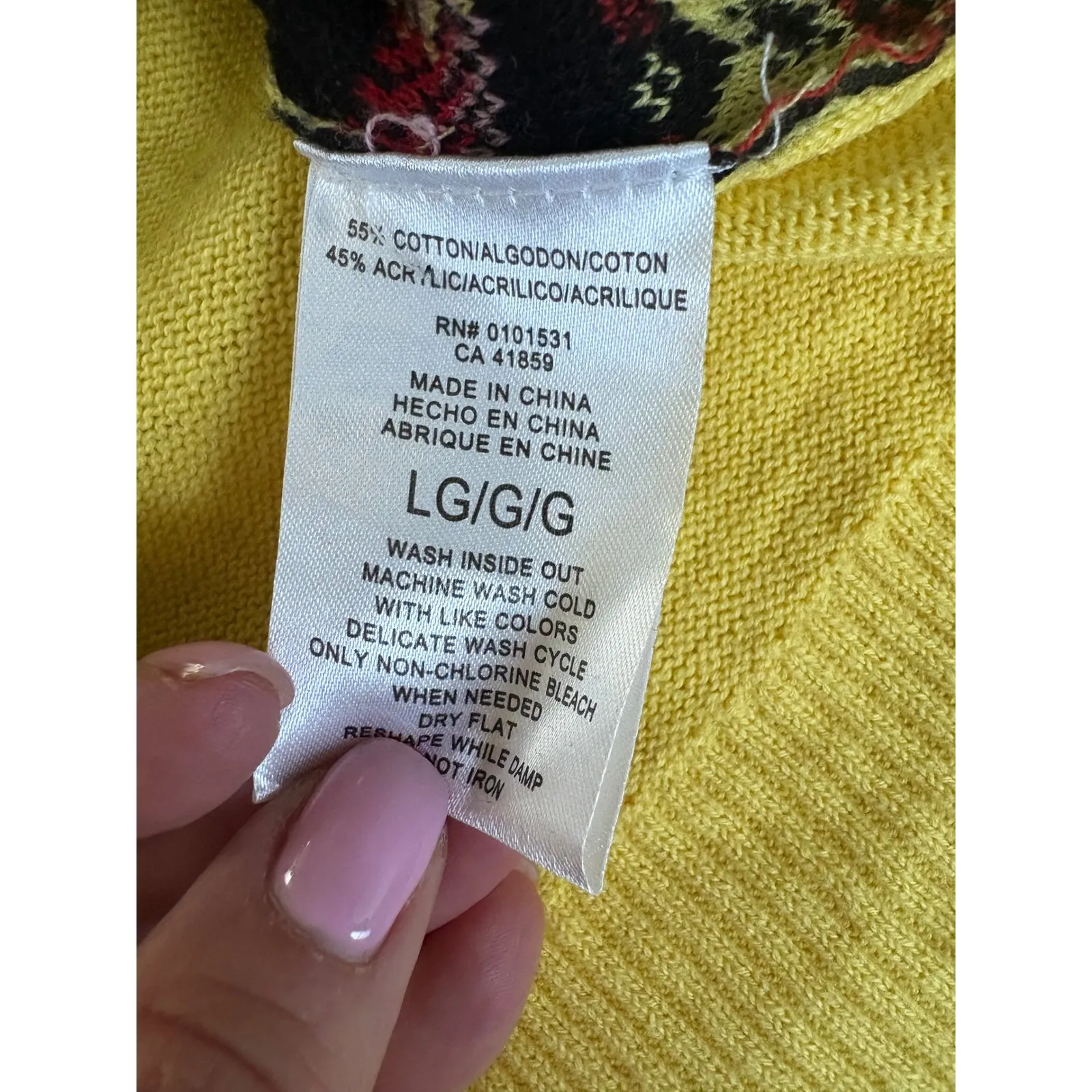 Vintage Pokemon Pikachu Yellow Ugly Christmas Sweater Crew Neck Holiday Large L - Image 6