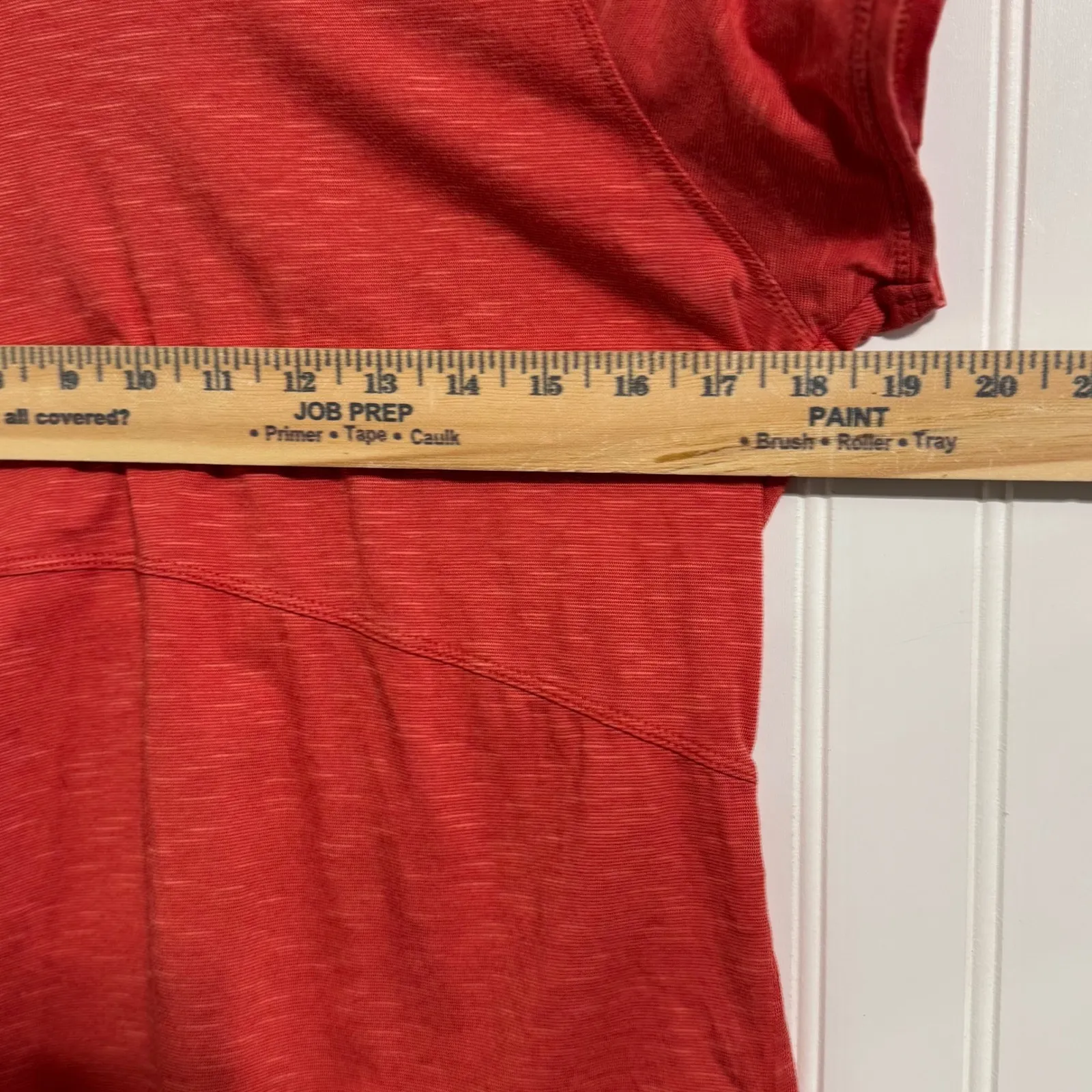 Toad&Co Bonita SS Tee Coral Pink Large Organic Cotton Tencel Gorpcore Hiking - Image 4