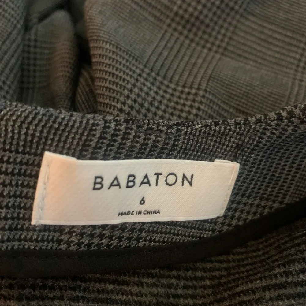 Babaton Aritzia Kurt Plaid V-Neck Dress - Image 11