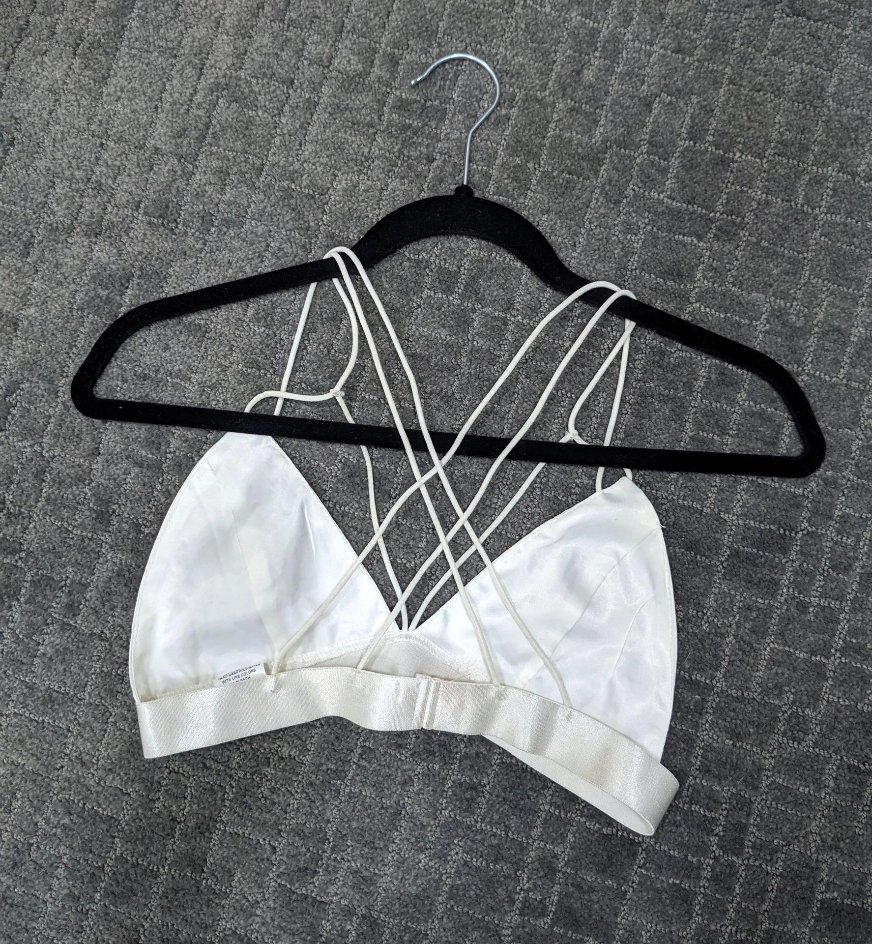 Embroidered Rose bralette - Image 3