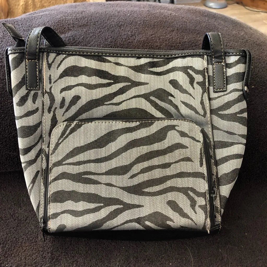 Koltov black and grey shoulder purse. Gray - Image 5
