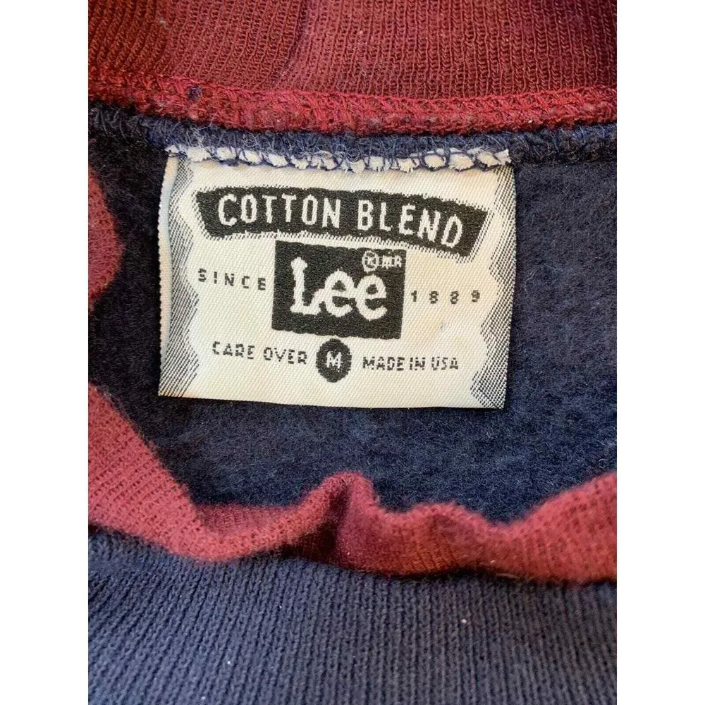 Vtg Sweatshirt‎ Women Medium Fall Autumn Leaves Heart Wreath Grandmacore Granny - Image 5