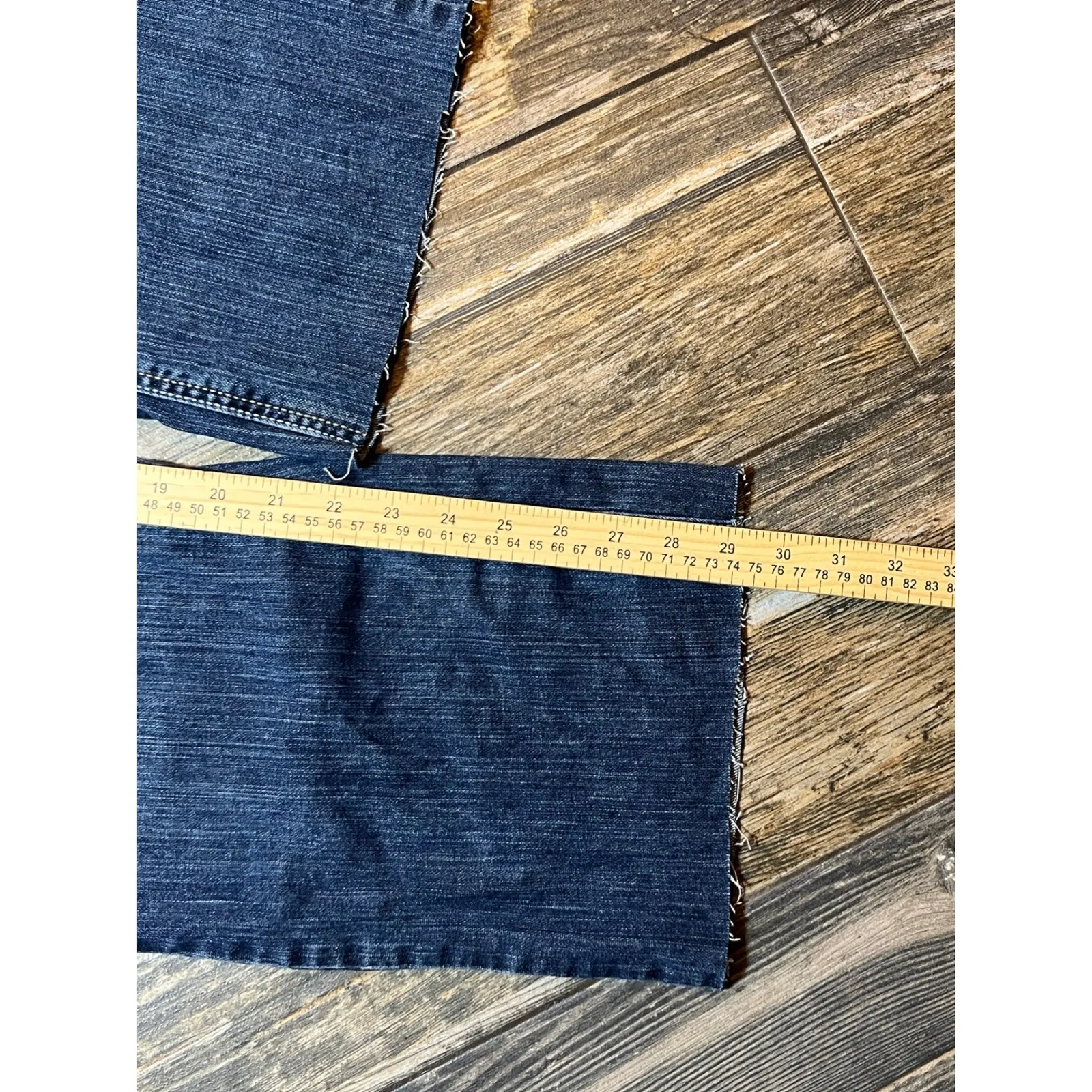 Cowgirl Up Jeans Womens Size 10 30x29 Bootcut Blue Denim Frayed Hem Western Ride - Image 9