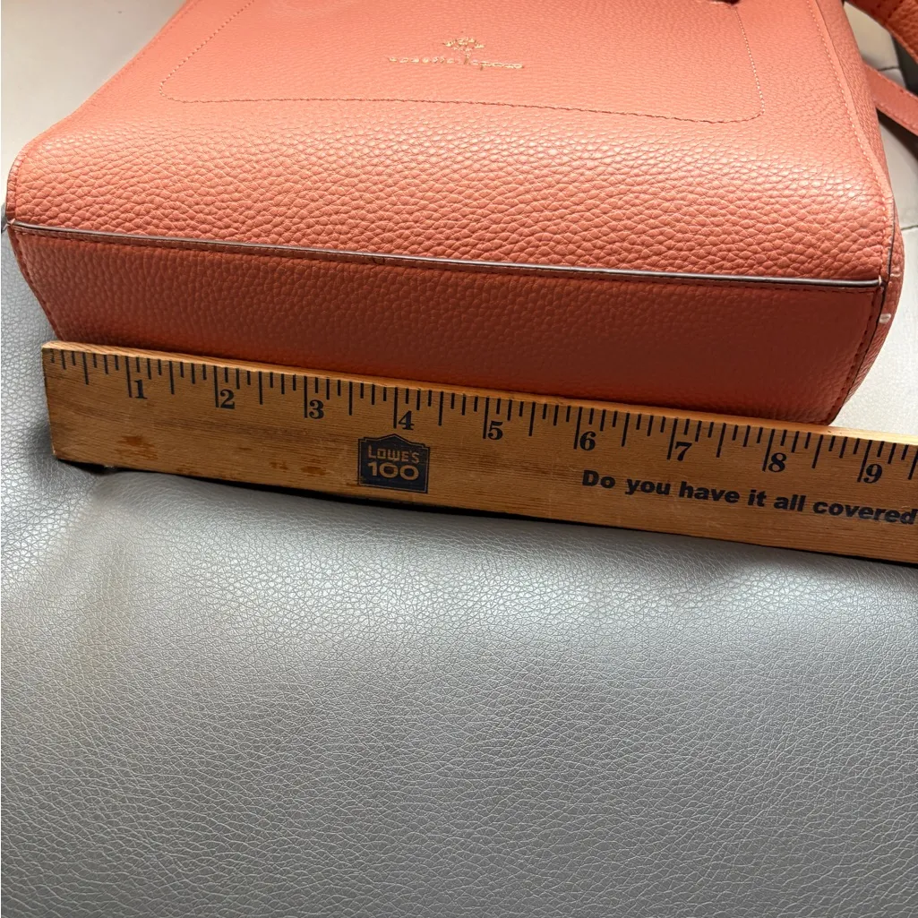 Nanette Lepore Coral Textured Tote - Image 11