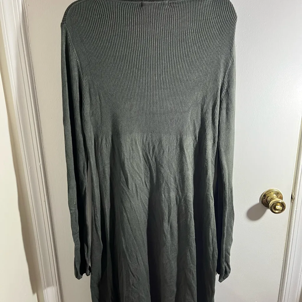 BCBGMaxAzria Olive Turtleneck Sweater Dress - Image 4