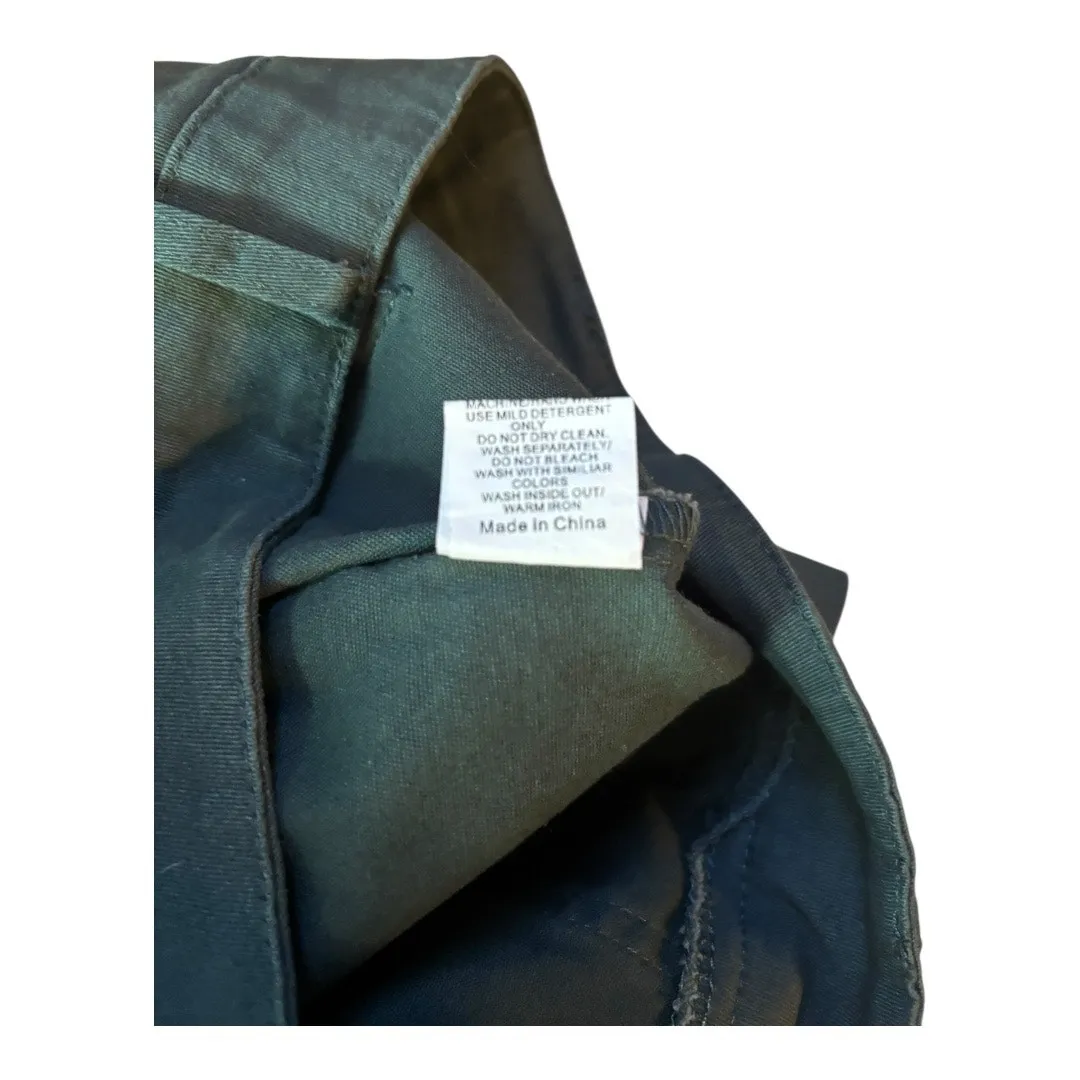 Green Side zip Dress Shorts Size XL - Image 4