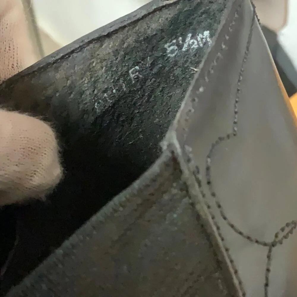 267. Ellemenno Style Autry Western Bootie Black 5.5 - Image 5