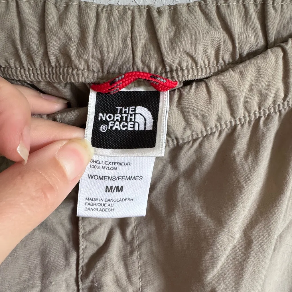 The North Face Gray Tan Stow Pocket Cargo Straight Leg Pants Womens M Gorpcore - Image 3
