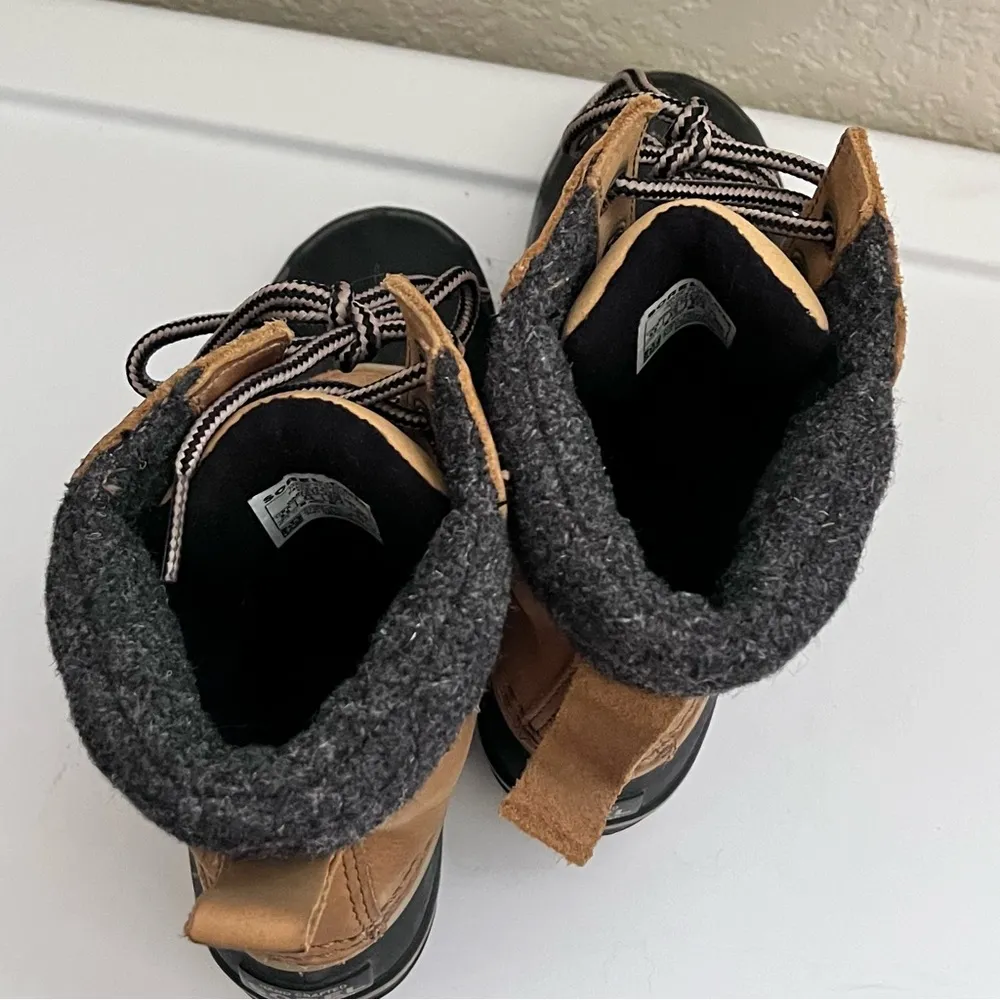 - Women's 6.5 Slimpack Lace Il Waterproof Insulated Boots Elk/Black - Image 9