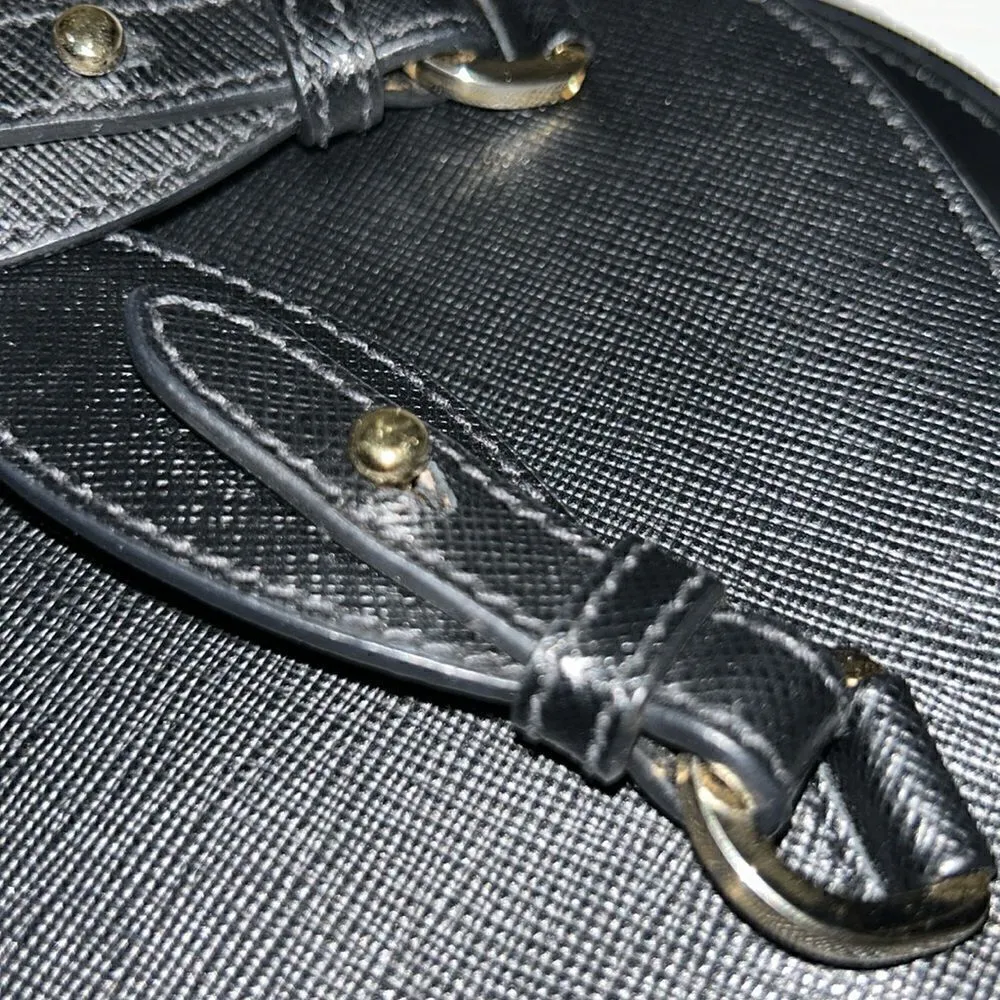 Authentic Prada Black Saffiano Lux Mini Odette Backpack - Image 12