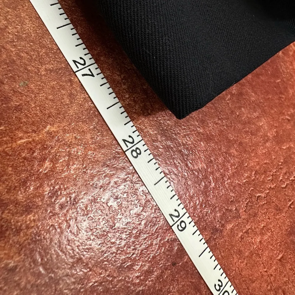 Ports 1961 Soft Wool Unique Trousers Black Size 30 - Image 9