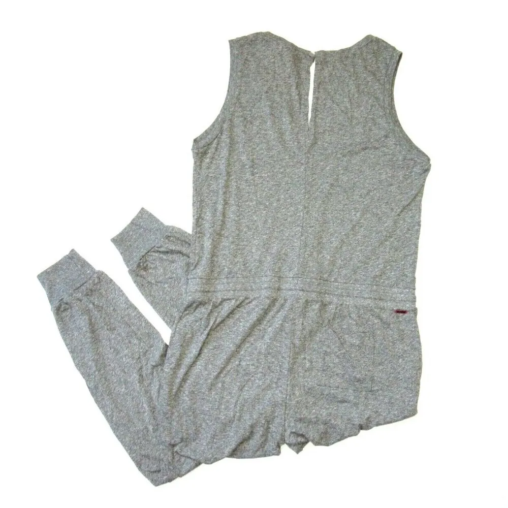 NWT n:PHILANTHROPY Flower Jumpsuit in Heather Gray V-neck Jogger L $178 - Image 6