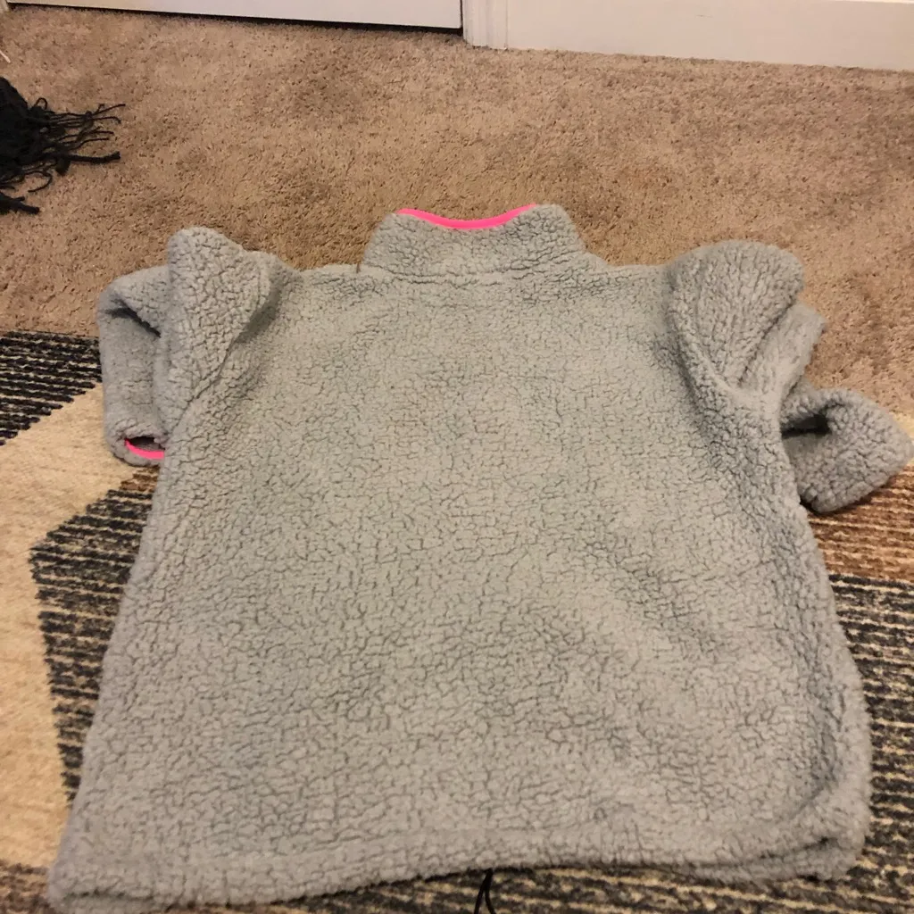 No Boundaries Gray Sherpa Pullover - Image 3