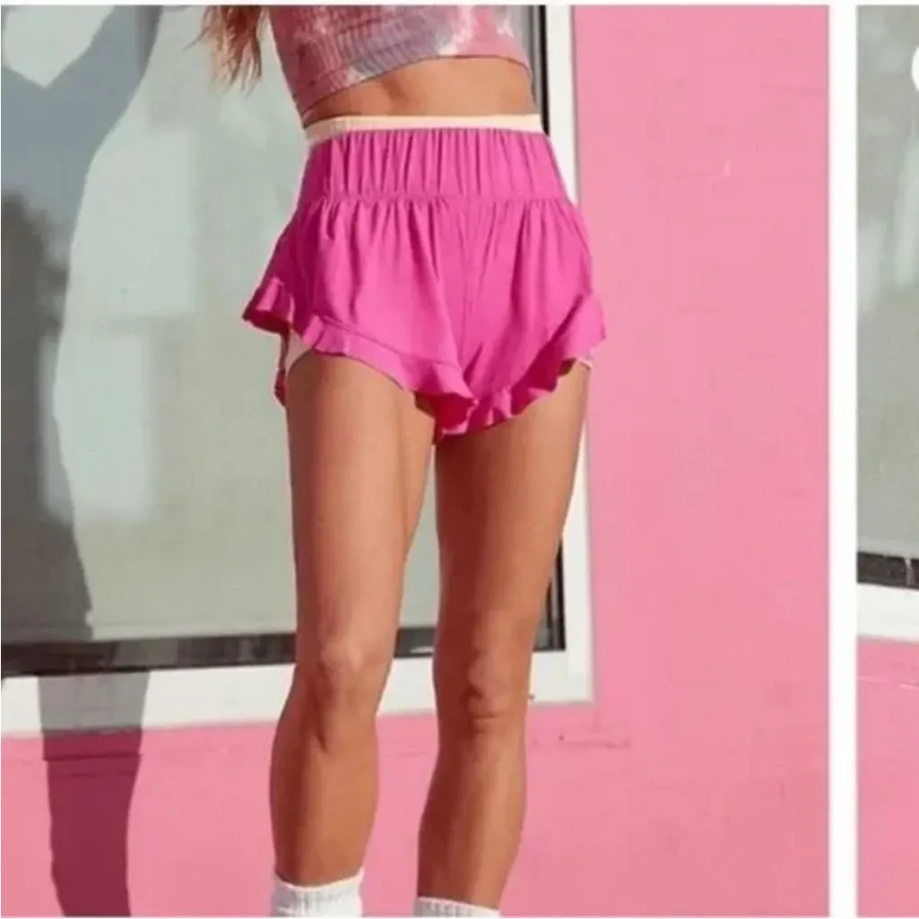 FP Movement Featherweight Layering Shorts Pink Size XS - Image 2