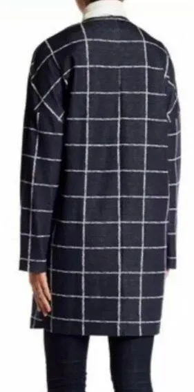 ASTR Windowpane Plaid Oversized Blazer Sweater  - Image 2