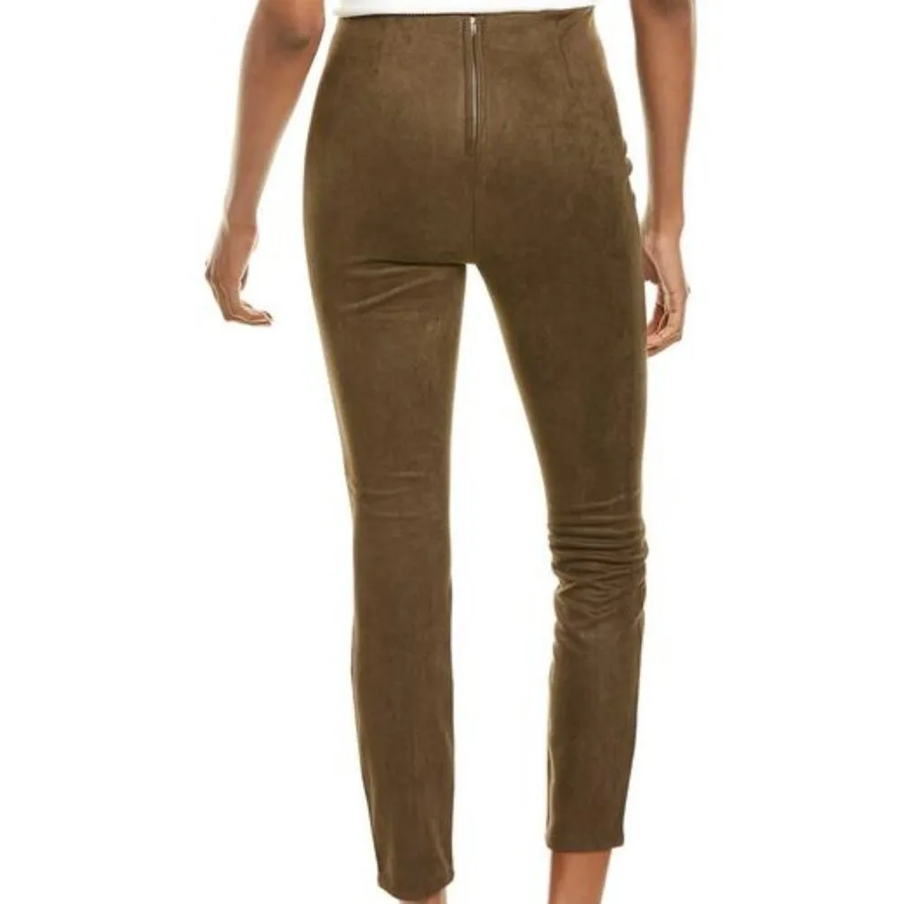 NWT BlankNYC Into The Forest  High Rise Back Zipper Leggings Suede 25 - Image 4