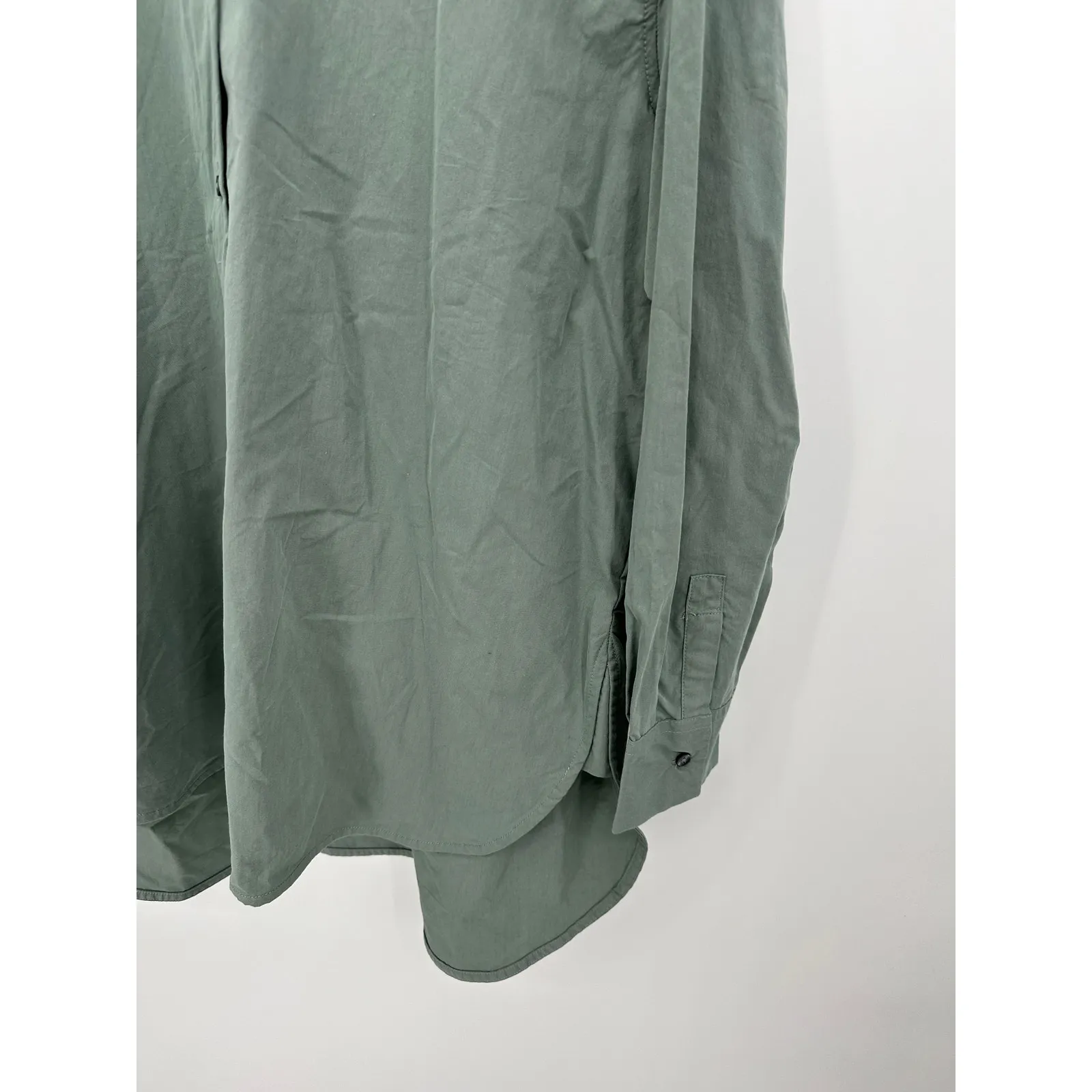 CALIA Button Front Shirt Women XL NWT Green Long Sleeve Collar Outdoors Hiking - Image 3