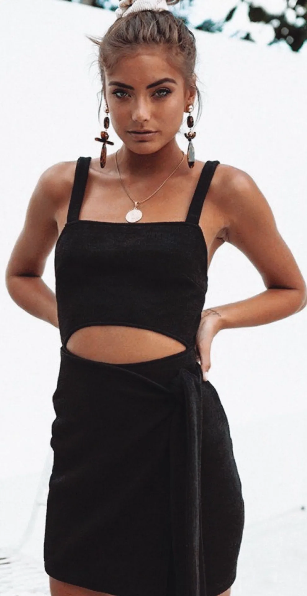 Sabo Skirt Varsity Ribbed Wrap Dress - Image 3