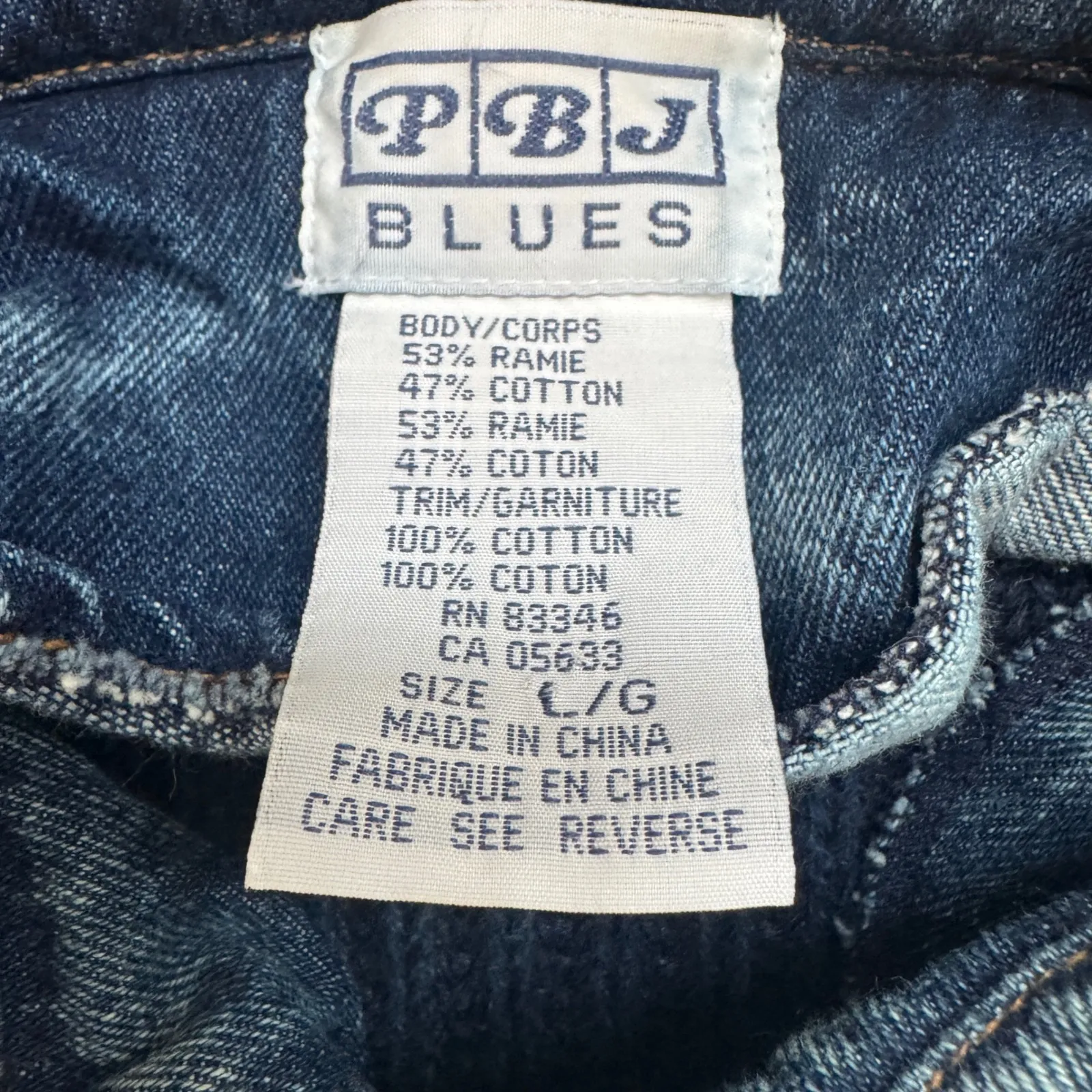 PBJ Blues Denim Knit Jacket Acid Wash Blue Striped Long Sleeve Women's L Y2K Size undefined - Image 7