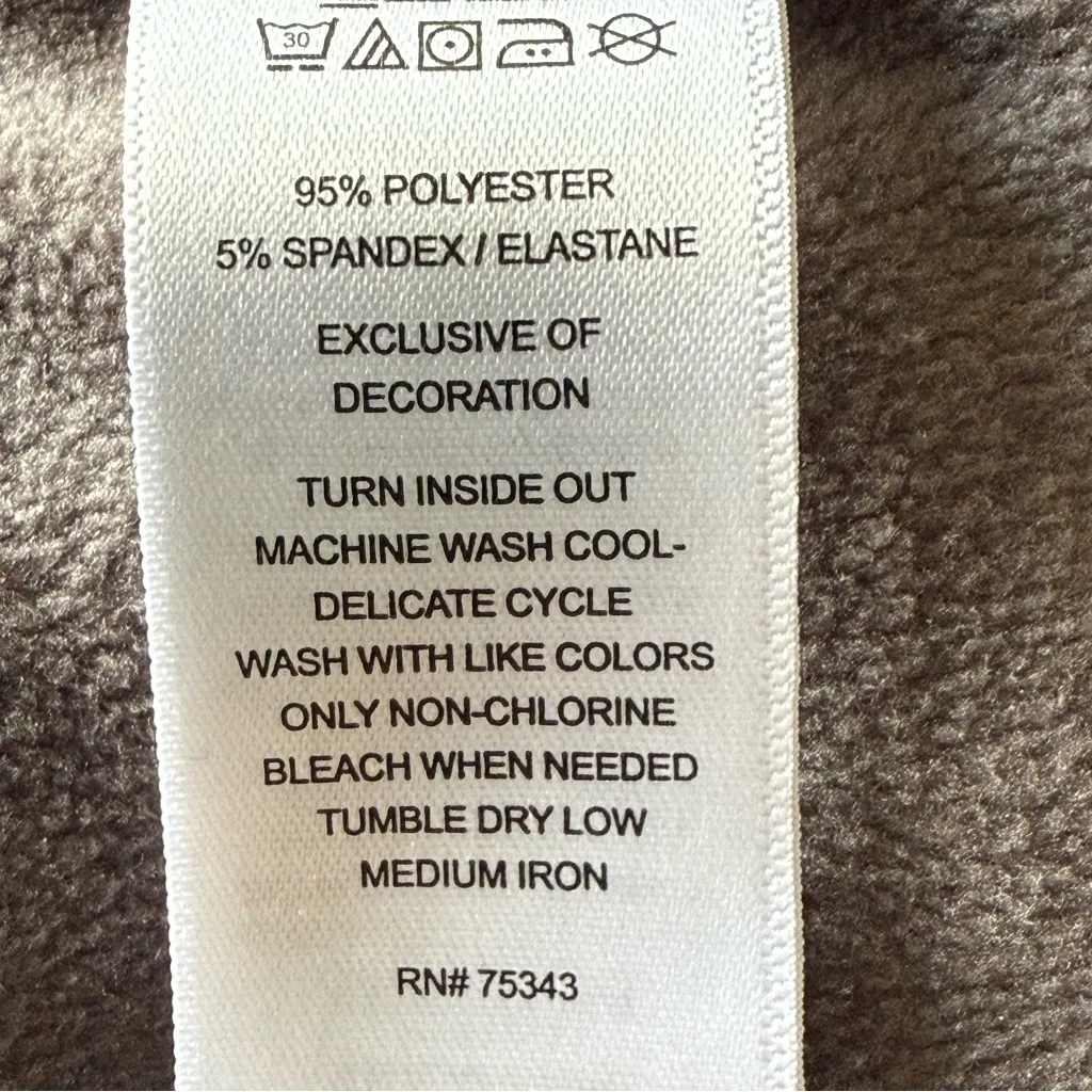 Cynthia Rowley Gray Velour Jogger Sleepwear lounge Pants size XL‎ - Image 8