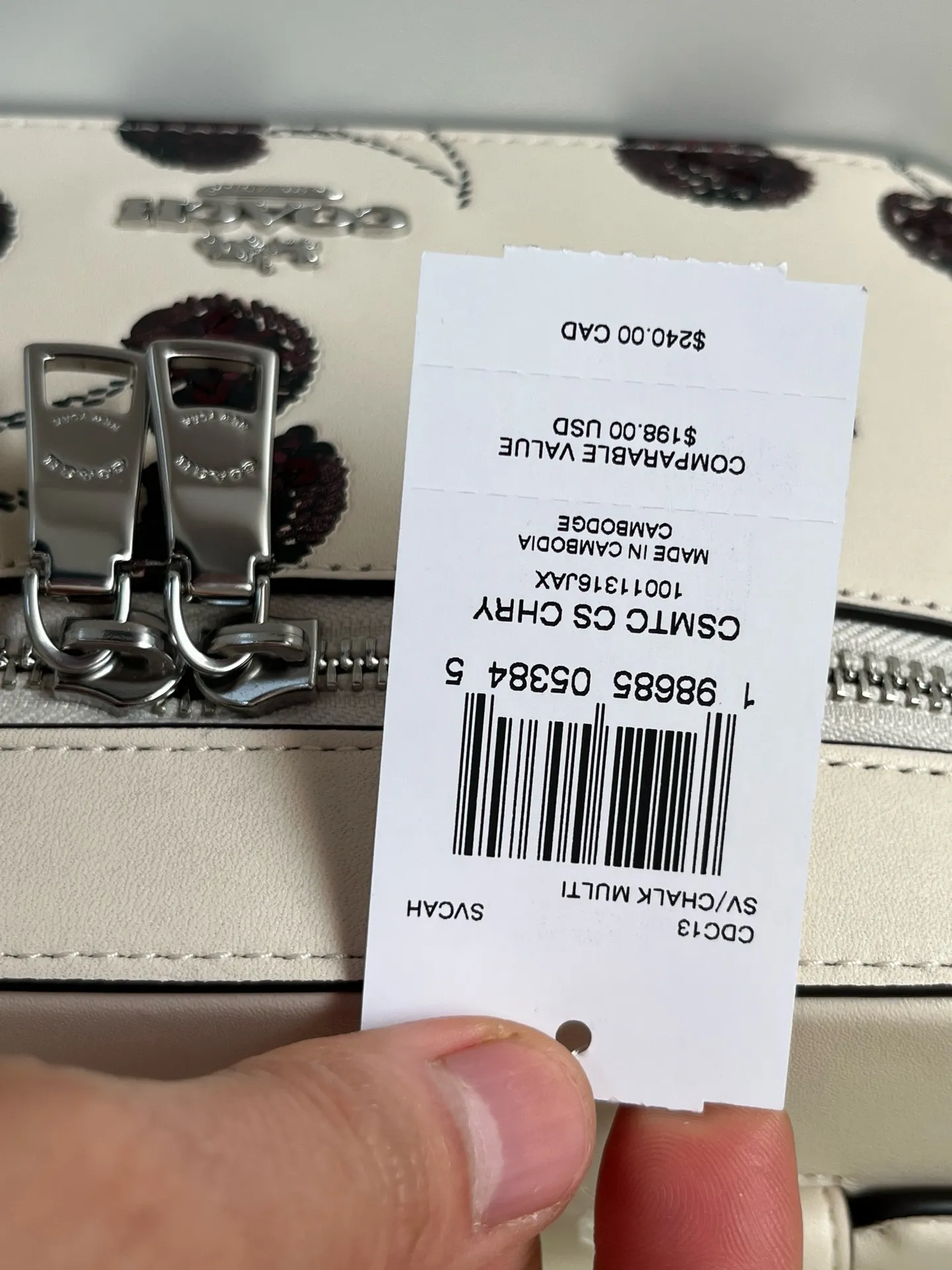 Coach  Cosmetic Case With Cherry Print  - Image 6