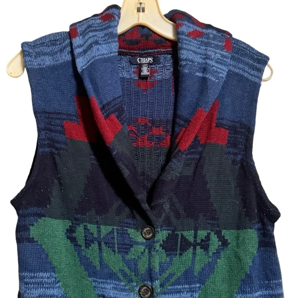 Chaps‎ Denim Sweater Vest - Image 2