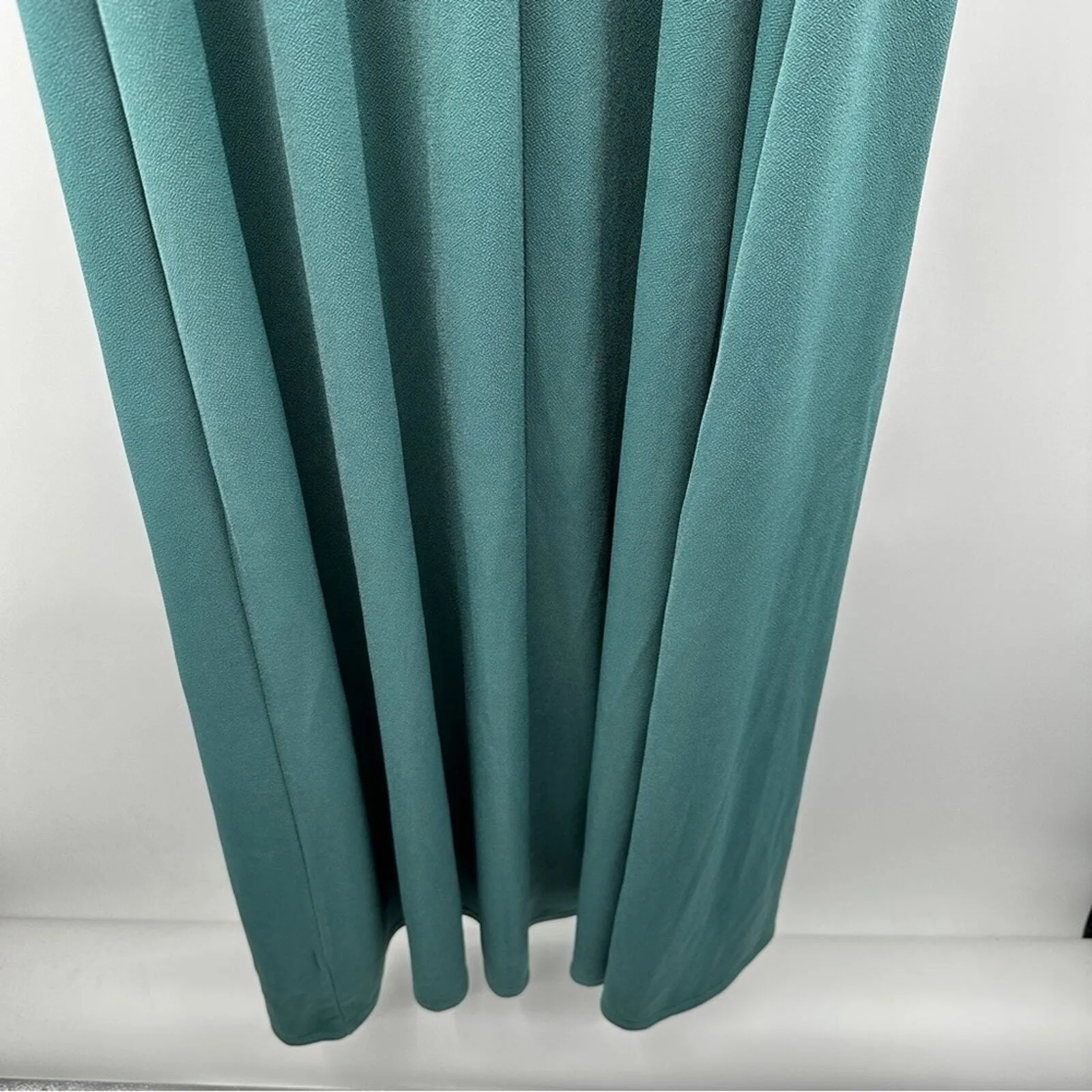 Birdy‎ Grey NWT Alex Bridesmaid Dress Size M Sea Glass Sleeveless Crepe Formal - Image 8