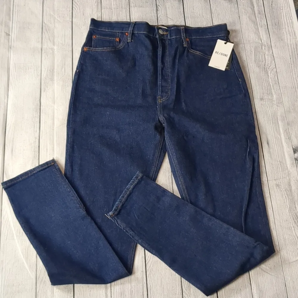 Re/done super high drainpipe rigid like jeans size 32 - Image 2