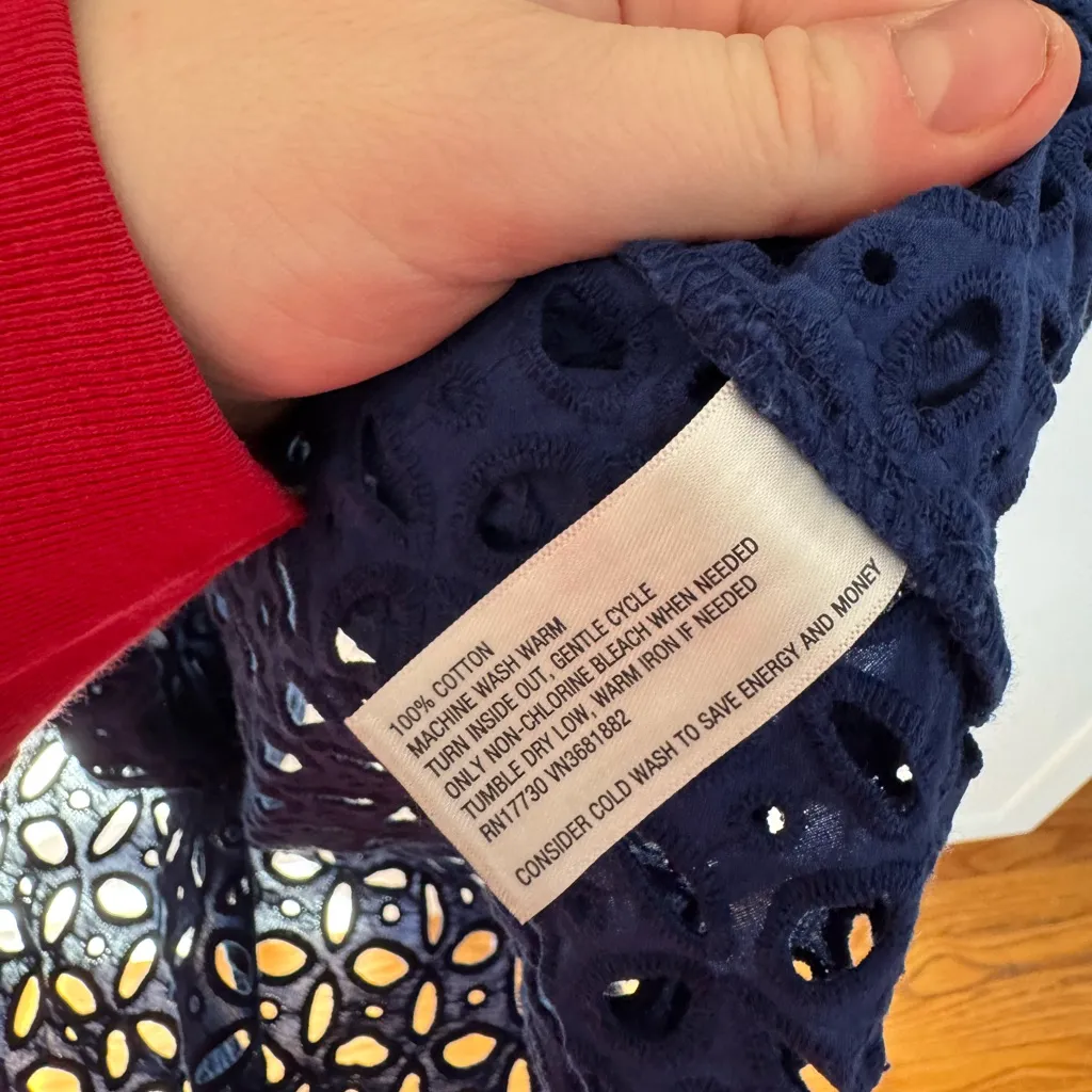 Lilly Pulitzer for Target Navy Beach Cover up Blue - Image 3