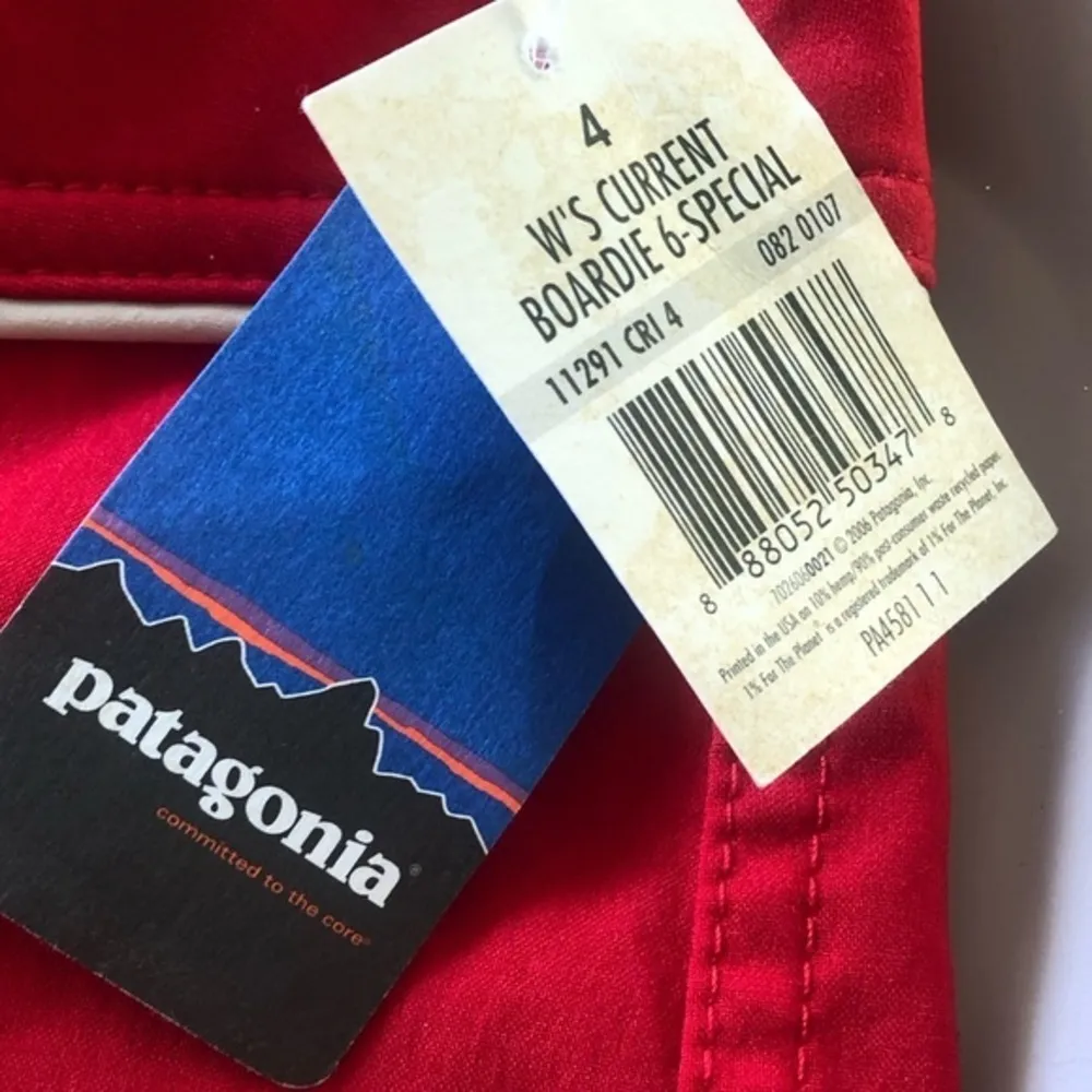 PATAGONIA BOARDIE 6 SPECIAL RED AVON OCEAN RESCUE BEACH PATROL SHORTS 4 - Image 8