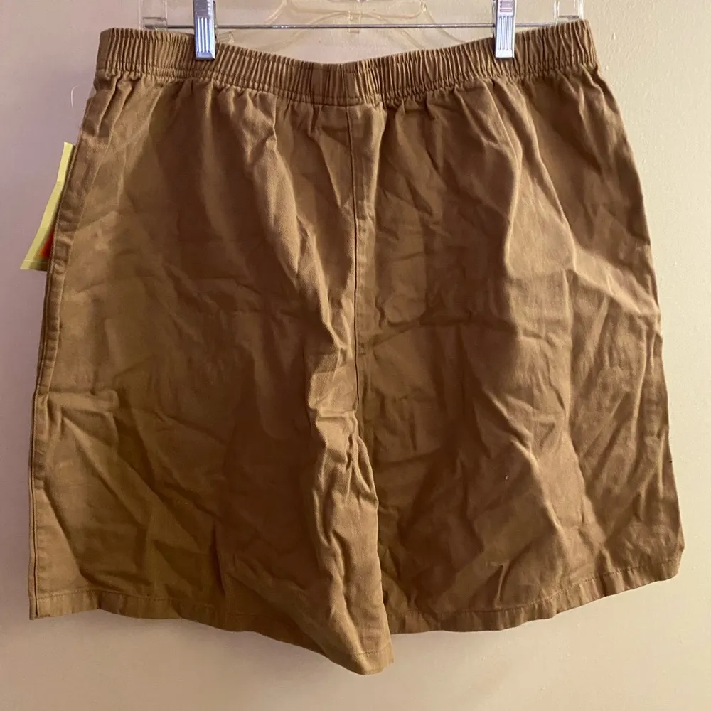 Women’s Classic Elements Tan Casual Shorts L Large 14 16 Waist 36” 38” Brown - Image 3