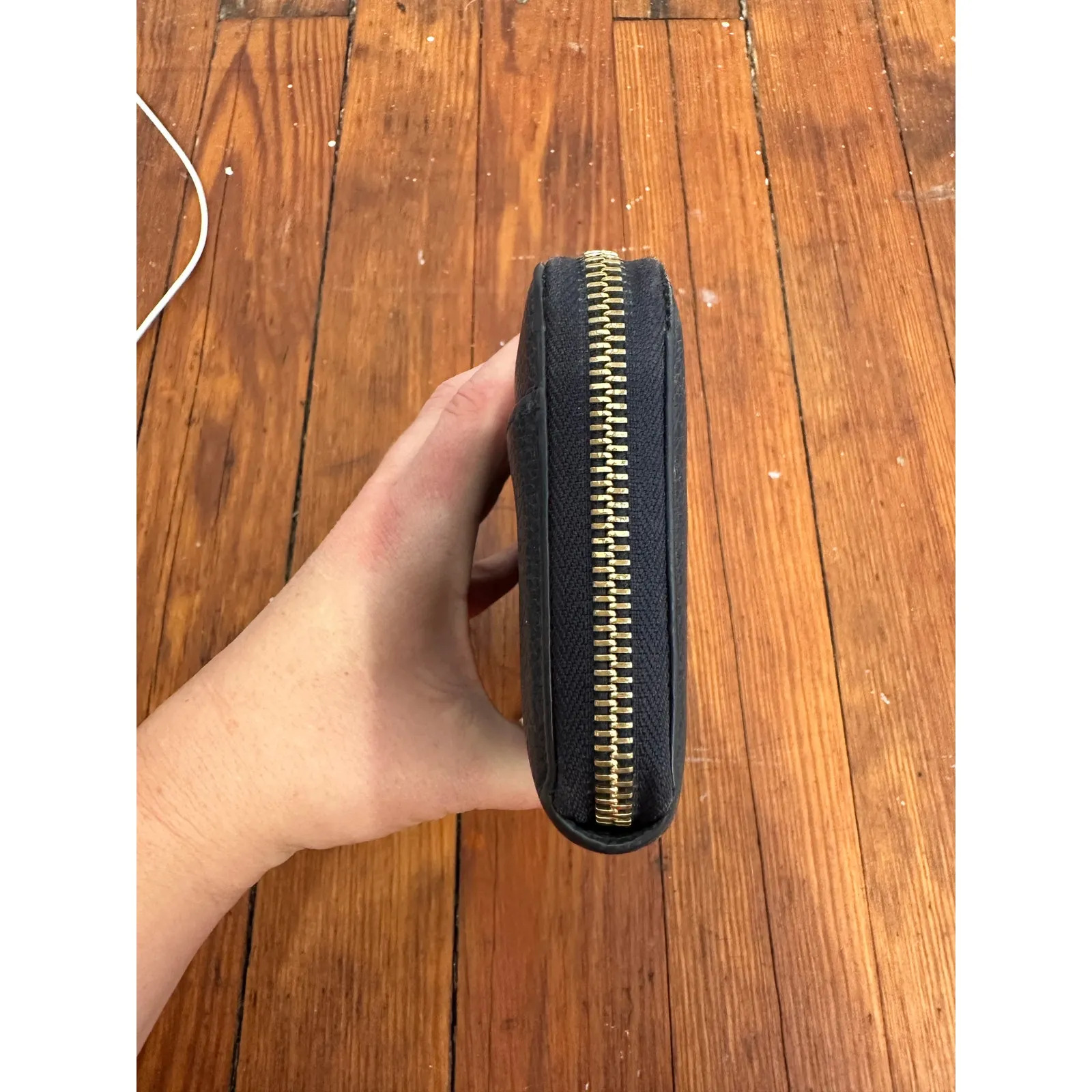 MICHAEL KORS Navy Mercer Multipocket Continental Zip Up Wallet - Image 3