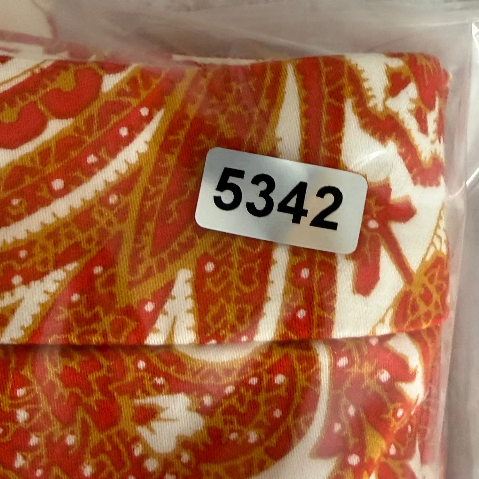 J. Crew The Pencil Skirt Orange Paisley Print Knee Length Size 0 - Image 8