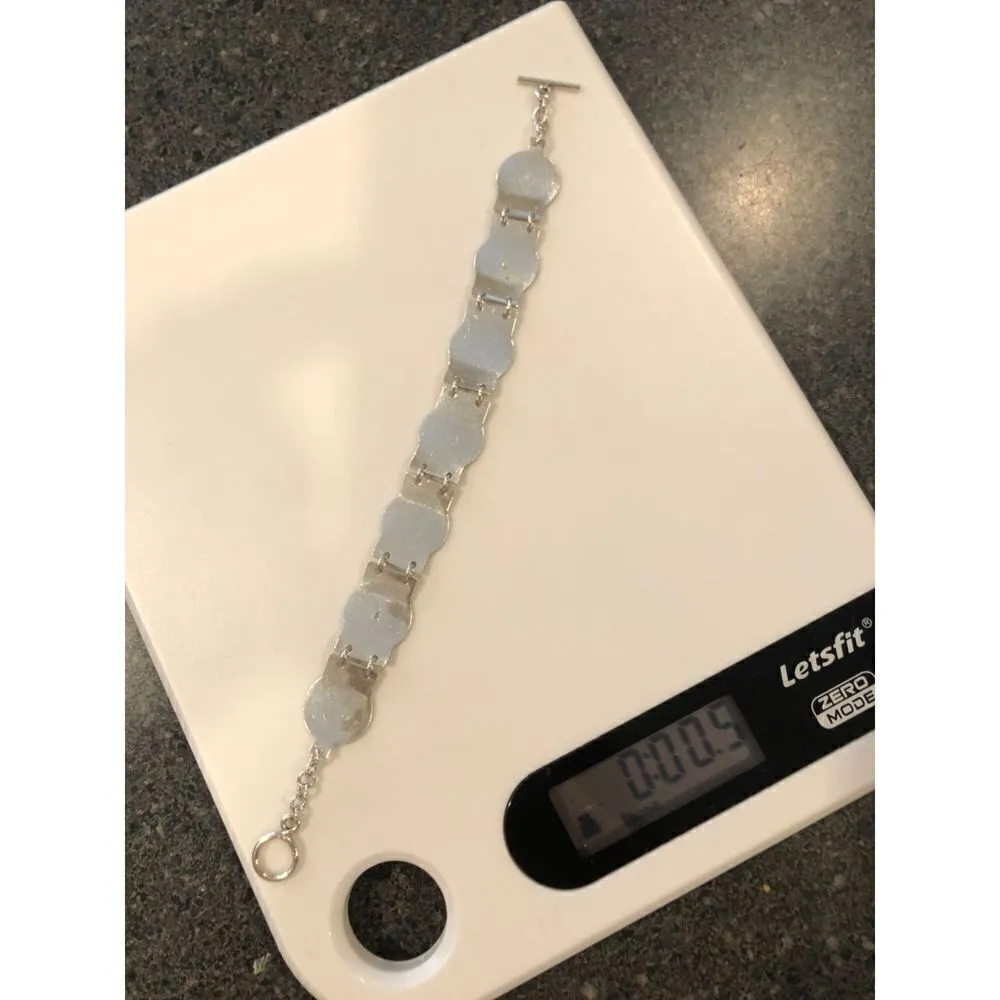 Sterling silver Link laminade bracelet Silver - Image 6