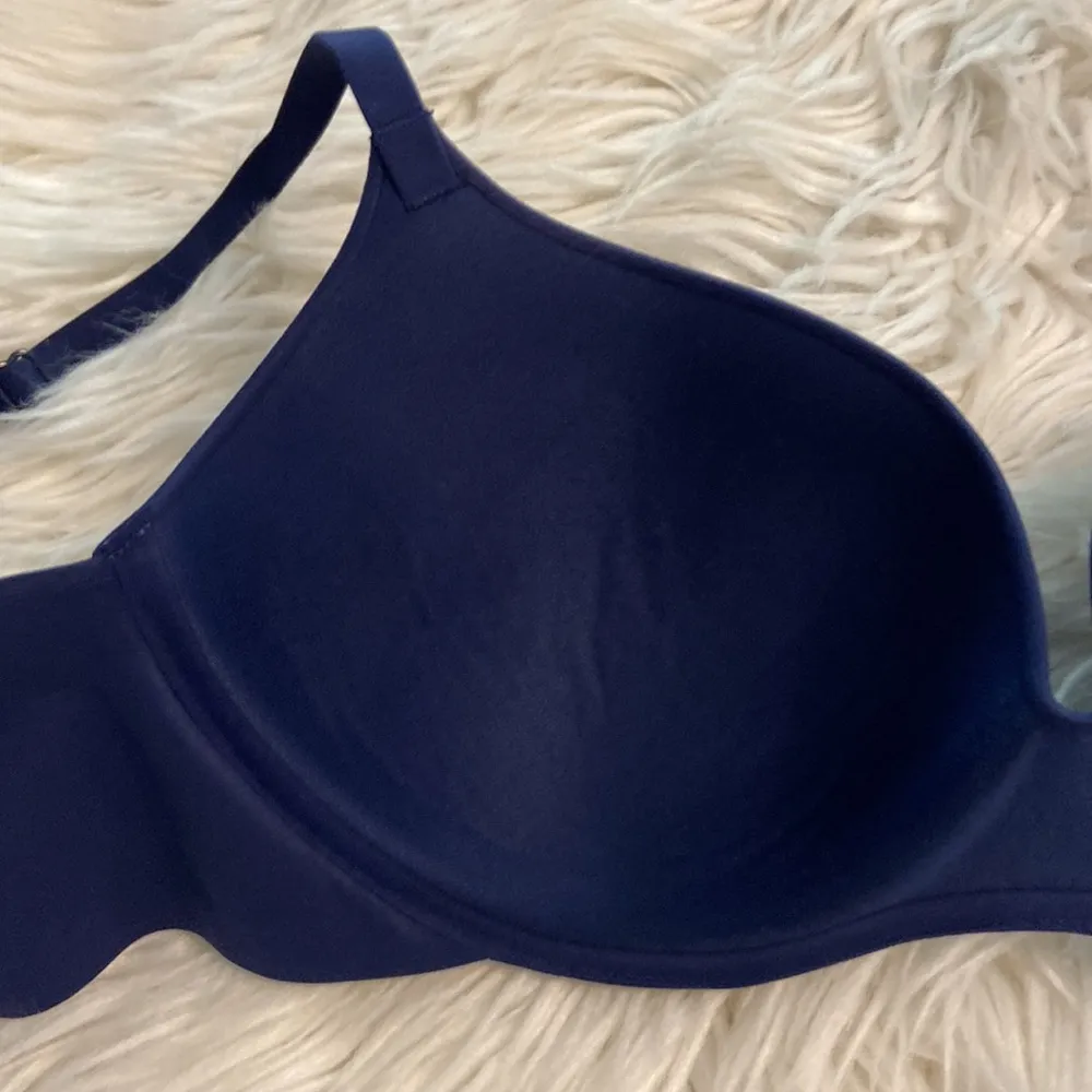 Victoria Secret Lined Demi Bra navy blue excellent condition see photos - Image 5