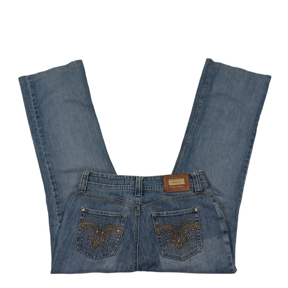 J1023 GUC Vintage Lawman High Rise Jeans size 9 - Image 2