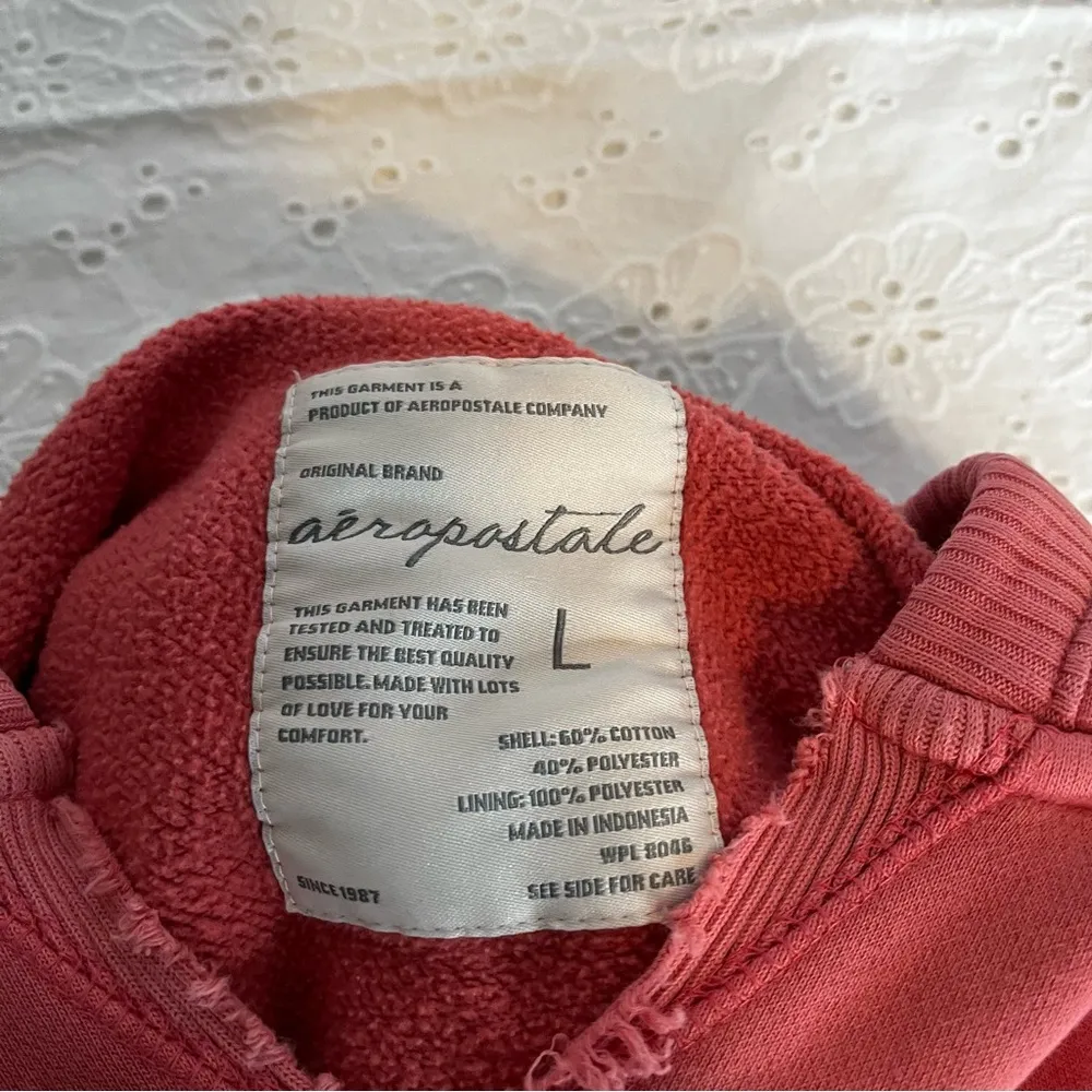 Pink Aeropostale hoodie - Image 3