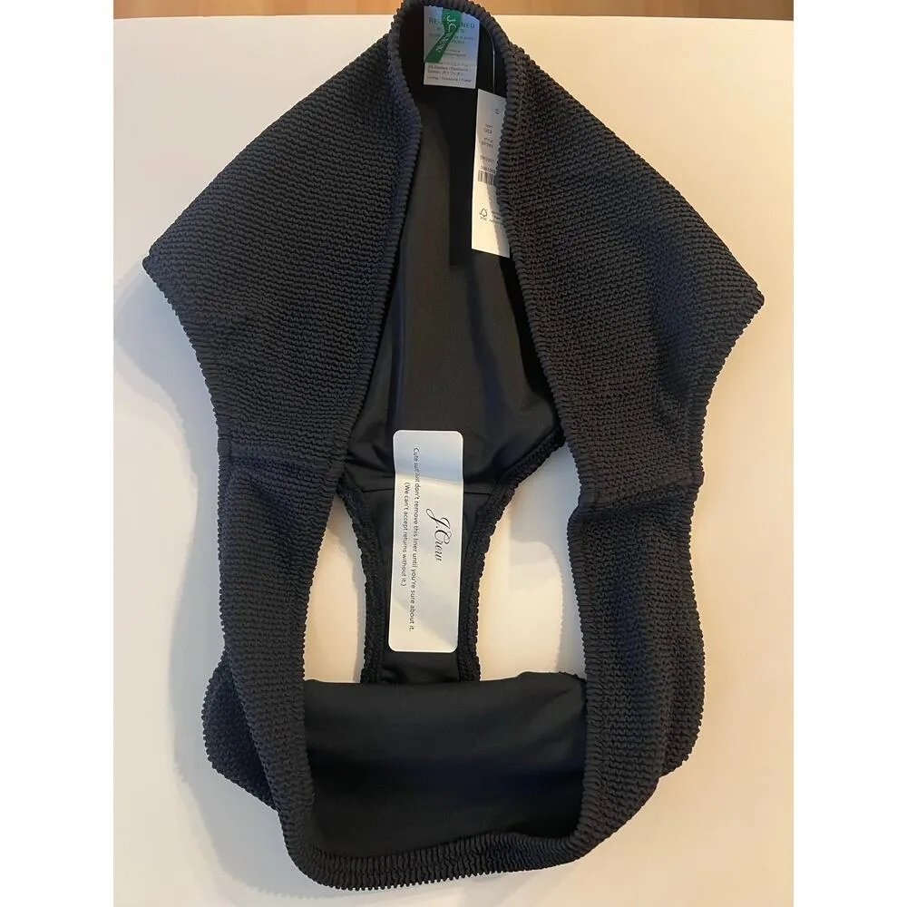 J.Crew Textured Hipster Full-Coverage Bikini Bottom - Image 6