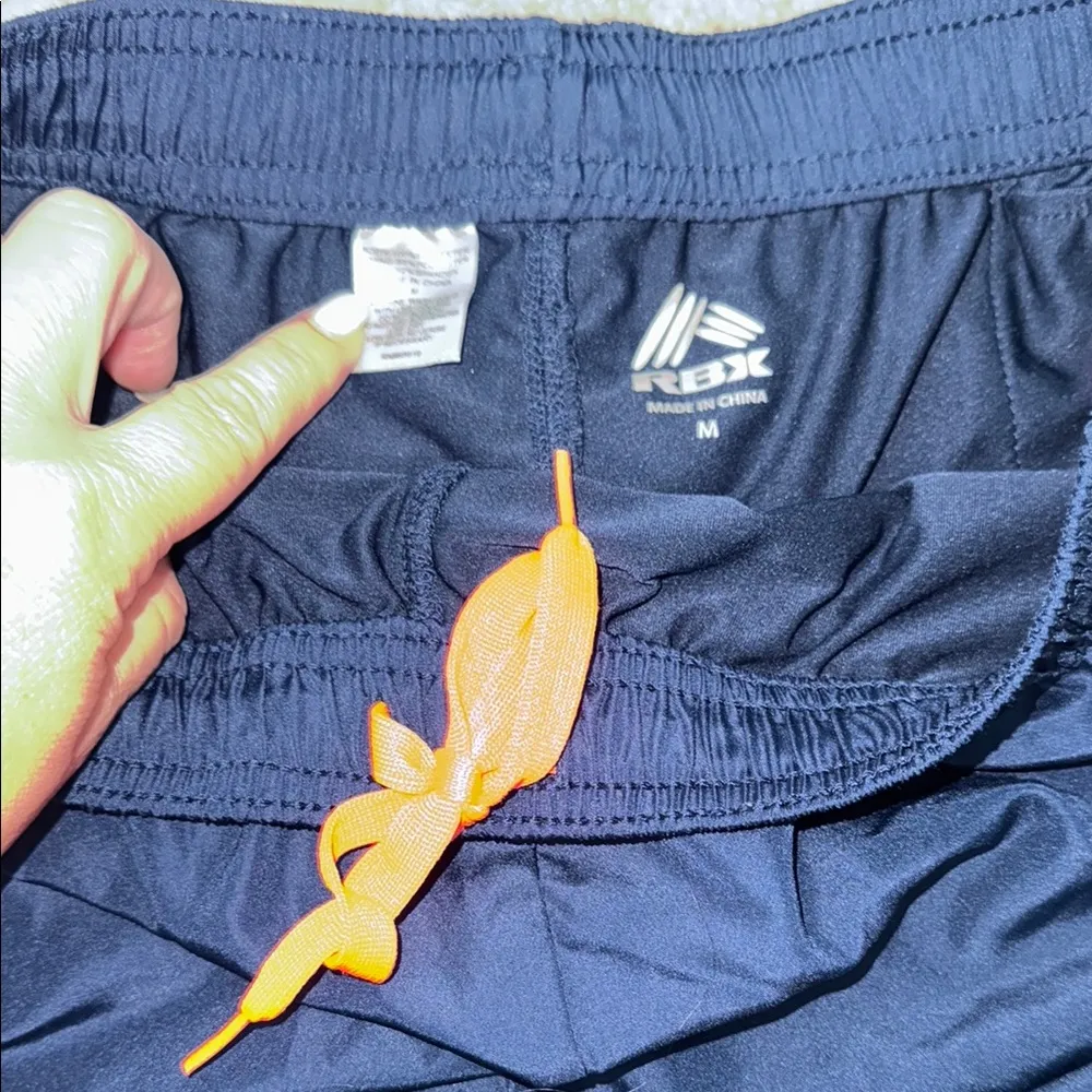 RBX Running Athletic Shorts Women's L Blue Size M - Image 2