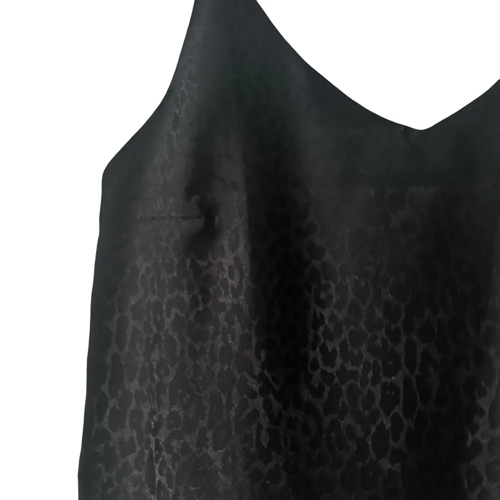 NWT Banana Republic Silky Black Geometric Print Camisole Top - Image 2
