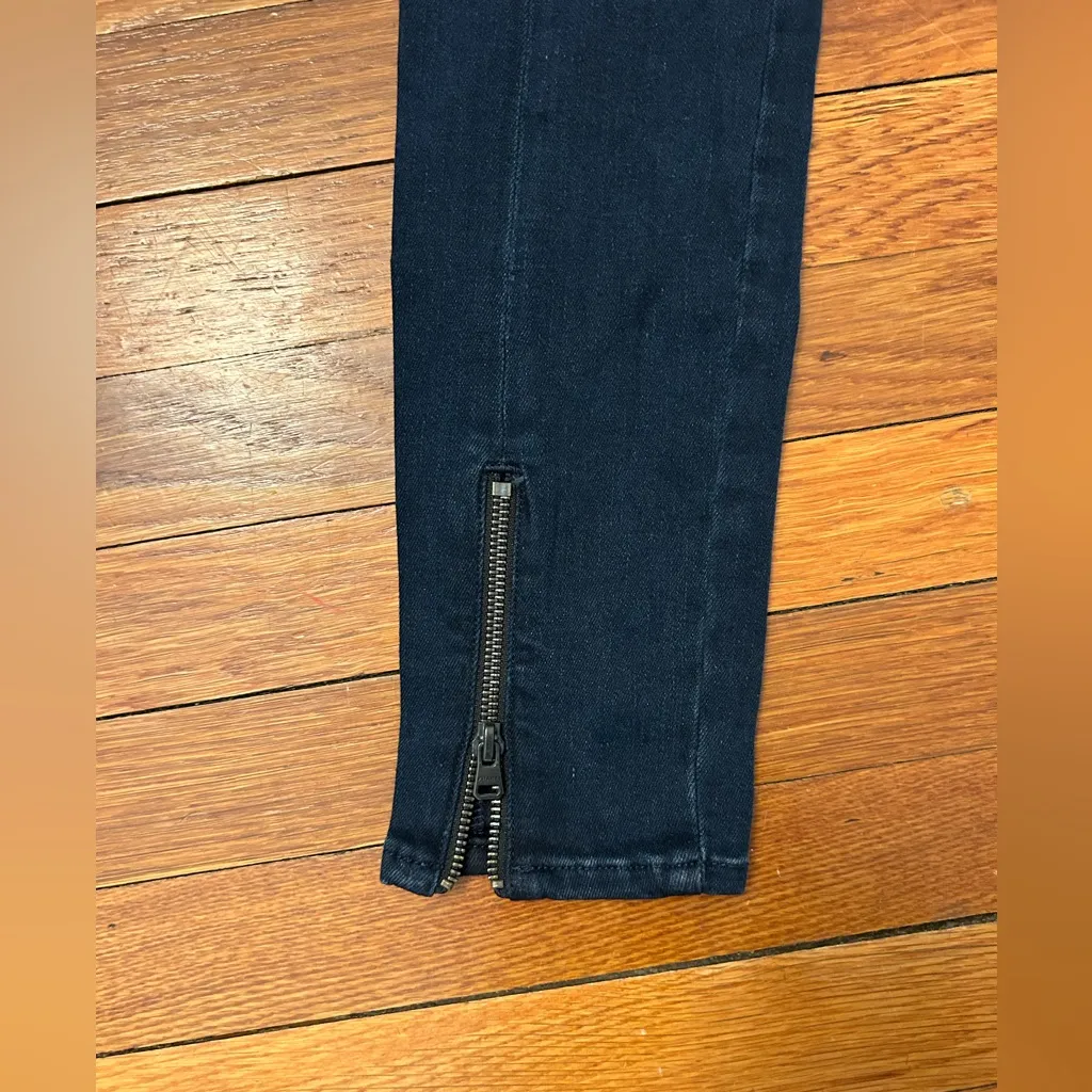 Frame Le Skinny de Jeanne Moto Zip Skinny Jeans - Image 4