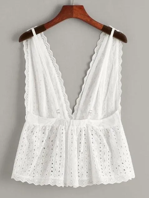 white lace top - Image 2