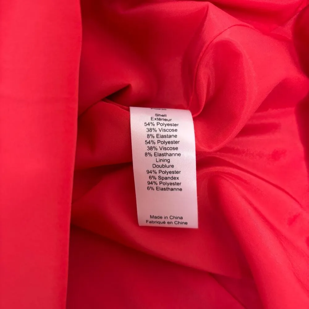 Elizabeth & James Sleeveless Hollis Fit Flare Mini Dress Boatneck Poppy Red 2 - Image 5